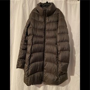 Dark brown puffer jacket